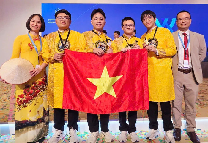 Đội tuyển Việt Nam đã xuất sắc giành 04 Huy chương vàng tại Kì thi Olympic Hóa học Quốc tế (ICHO) lần thứ 57, năm 2025. z6801698967554-b5645c1b0fc96cd242b69f37b8a40ead.jpg