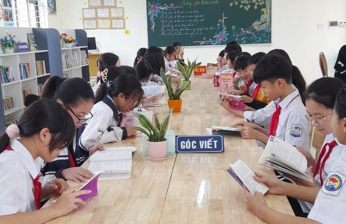 Học sinh Trường Trung học cơ sở Phúc Lâm. Ảnh: Website Nhà trường. 476840811-609025075201910-4562182893349247529-n.jpg
