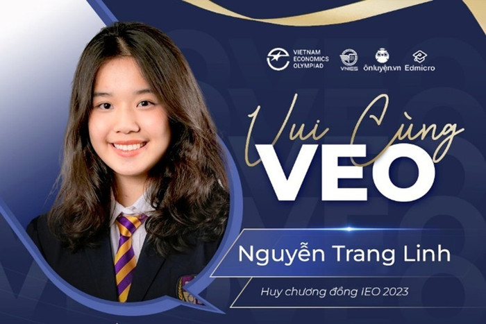 Thí sinh Nguyễn Linh Trang của VEO 2023 đã đạt Huy chương Đồng tại Olympic Kinh tế Quốc tế 2023. thi-sinh-nguyen-linh-trang.jpg