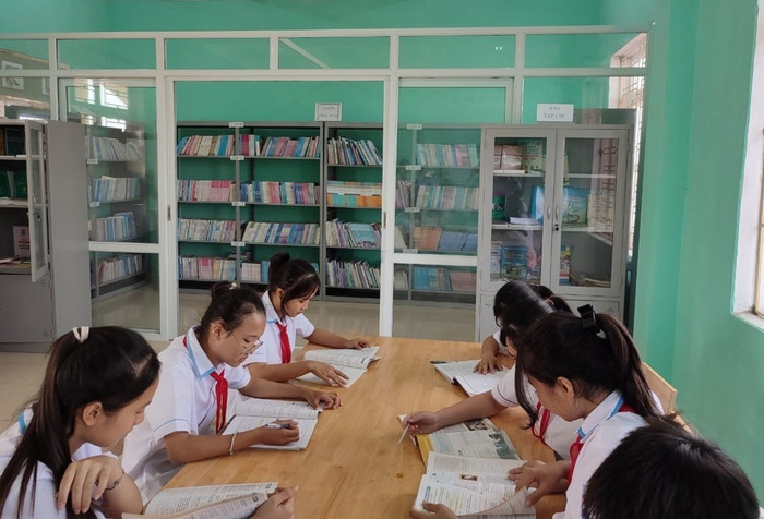 Học sinh Trường Trung học cơ sở An Hòa (Phường An Phong, Thành phố Hải Phòng). Ảnh: Website Nhà trường. 13-19102024731-9128.jpg