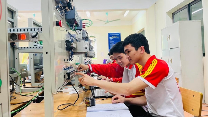 Sinh viên Trường Đại học Kỹ thuật Công nghiệp (Đại học Thái Nguyên). Ảnh: Website Nhà trường. 1-4.jpg