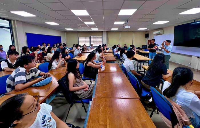 Các ngành học thuộc chương trình liên kết với Trường Đại học Công nghệ Swinburne của Trường Đại học Kiến trúc Thành phố Hồ Chí Minh luôn nhận được sự quan tâm, đăng ký của nhiều phụ huynh và học sinh. Ảnh: NTCC. z6801379148790-c9b1424c9677bfafaffa78b4a9c1fa3b.jpg