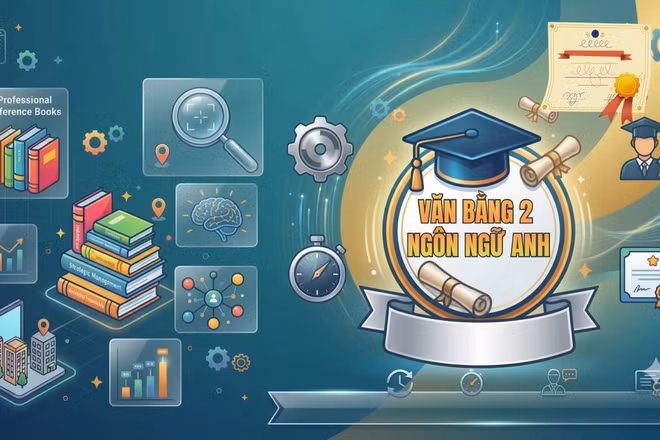 "Muôn hình muôn vẻ" về hình thức, thời gian đến học phí trong đào tạo văn bằng 2 Ngôn ngữ Anh