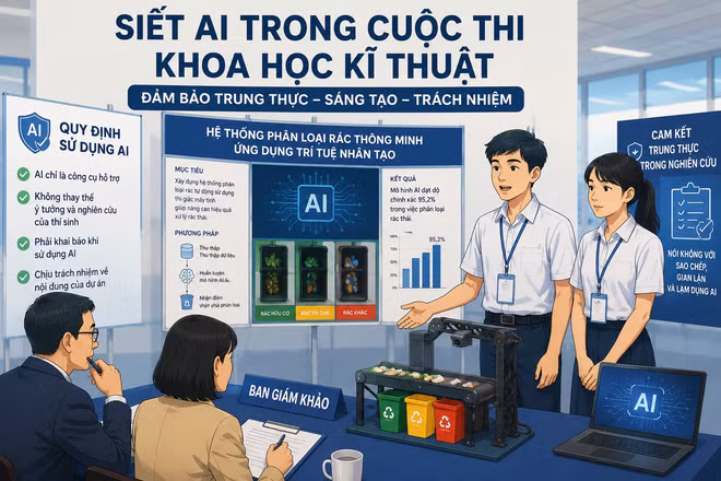 Giáo viên hướng dẫn học sinh thi nghiên cứu khoa học, kĩ thuật cần chú ý điều gì?