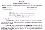 Phụ lục CV 5512 không yêu cầu, có trường vẫn bắt thêm nội dung "Rút kinh nghiệm" trong giáo án