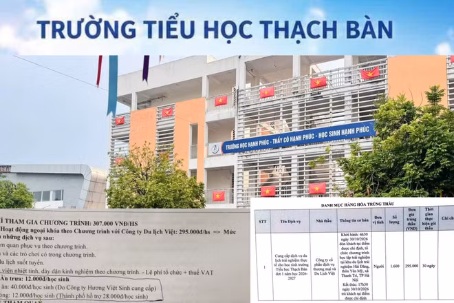 PH băn khoăn hoạt động ngoại khóa vào giờ chính khóa, Hiệu trưởng Tiểu học Thạch Bàn nói gì?