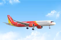 Tàu bay Vietjet hiện đại.