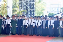 Trang nghiêm lễ viếng, truy điệu và an táng 731 hài cốt liệt sĩ tại TP.HCM