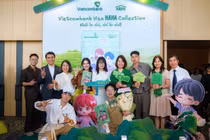 Vietcombank đồng đầu tư Quán Nhà Haha, đưa dàn nghệ sĩ lên bộ sưu tập thiết kế thẻ độc quyền