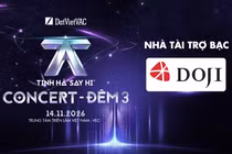 DOJI trở thành nhà tài trợ Bạc của Tinh Hà “Say Hi” Concert tại Hà Nội 