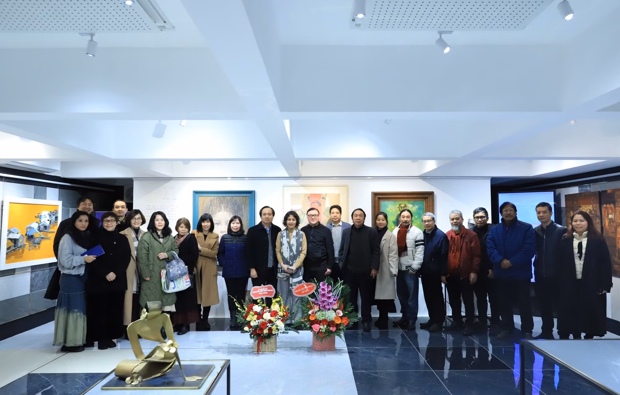 Trường Đại học Xây dựng Hà Nội tổ chức nhiều hoạt động triển lãm mỹ thuật, hội thảo chuyên môn, workshop,... với sự tham gia của các chuyên gia giàu kinh nghiệm trong lĩnh vực Mỹ thuật đô thị. Ảnh: NTCC.