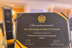 Anh hùng Lao động Thái Hương được Tạp chí Global Brand vinh danh