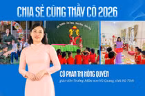 24 năm đứng lớp, cô giáo mầm non "đo" thành quả bằng từng bước trưởng thành của trẻ
