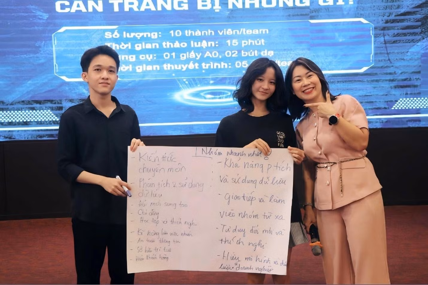 Sinh viên tham gia hội thảo FutureBank Inside - chuỗi chương trình định hướng nghề nghiệp theo xu hướng số hoá.