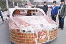 'Chế tác' Bugatti Veyron từ hàng vạn bao diêm