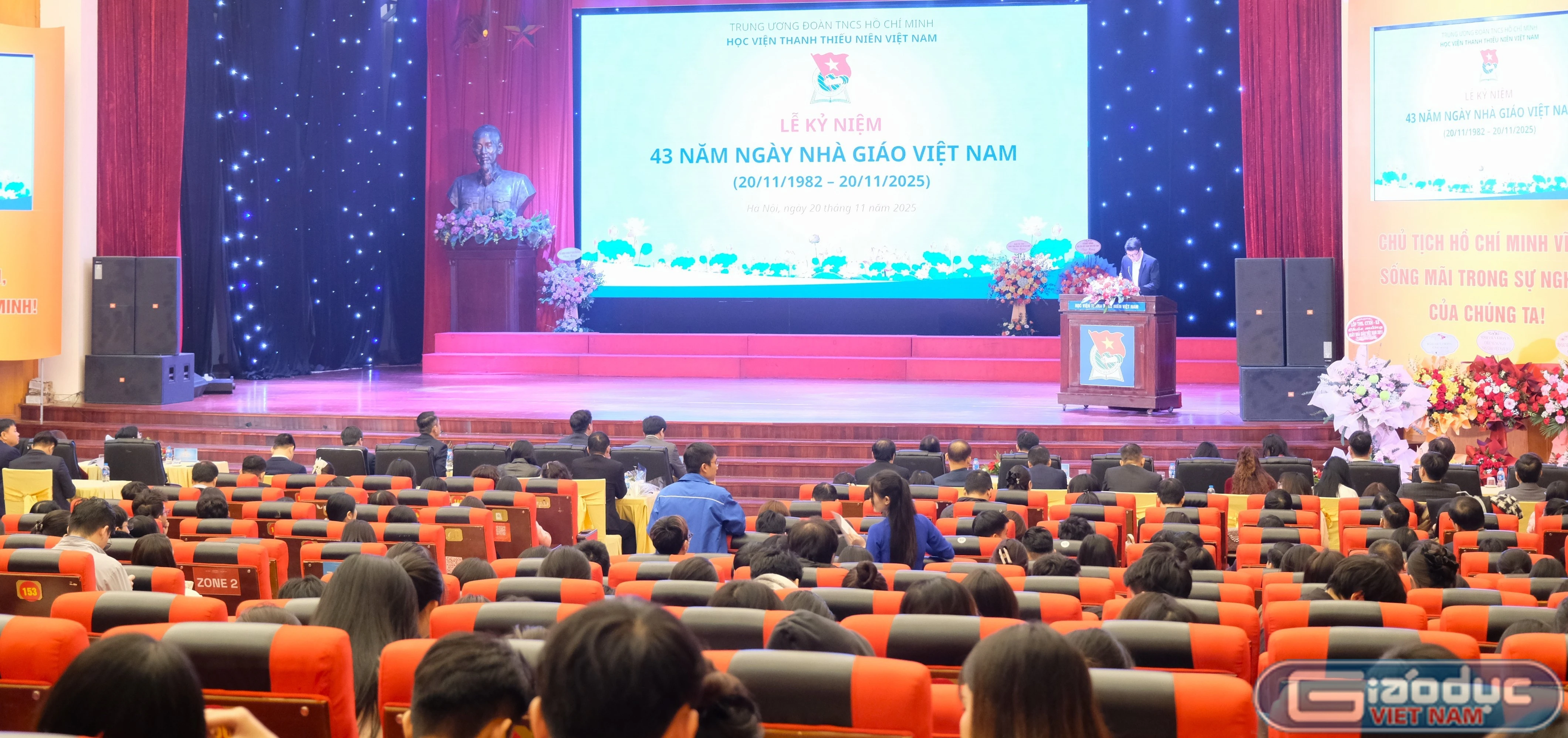 Học viện Thanh thiếu niên VN tổ chức Lễ kỷ niệm 43 năm Ngày Nhà giáo Việt Nam