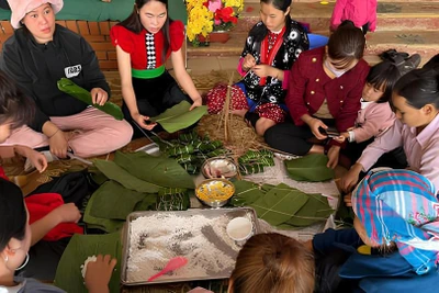 Trường học vùng cao tổ chức nhiều hoạt động giữ "lửa" Tết cổ truyền cho học sinh