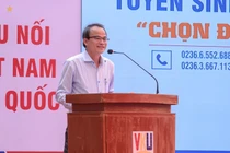 Ông Nguyễn Ngọc Thái - Giám đốc Sở Giáo dục và Đào tạo tỉnh Quảng Ngãi. Ảnh: Website Trường Đại học Công nghệ Thông tin và Truyền thông Việt – Hàn (VKU).