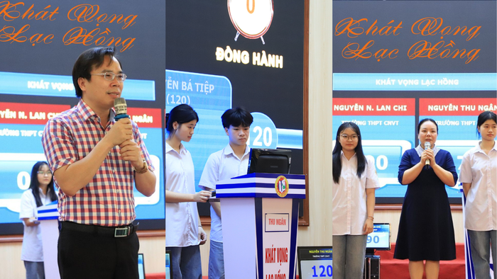 Cuộc thi “Khát vọng Lạc Hồng - CNVT 2024” của Trường Trung học phổ thông Công nghiệp Việt Trì. Ảnh: NTCC Thư viện 3 hình ảnh (2).png