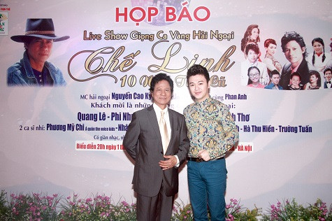 Các nghệ sĩ tham gia chương trình như ca sĩ Phan Anh cũng cho biết, anh thực sự ngưỡng mộ sự dẻo dai của Chế Linh, anh từng diễn show với Chế Linh vòng quanh Hà Nội, mỗi chương trình, Chế Linh hát hơn 20 bài mà không hề mệt, luôn luôn hát live. Các nghệ sĩ tham gia chương trình như ca sĩ Phan Anh cũng cho biết, anh thực sự ngưỡng mộ sự dẻo dai của Chế Linh, anh từng diễn show với Chế Linh vòng quanh Hà Nội, mỗi chương trình, Chế Linh hát hơn 20 bài mà không hề mệt, luôn luôn hát live.