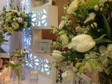 Cách trang trí cầu kỳ không khác gì so với đám cưới của một số người nổi tiếng trong làng giải trí. Cách trang trí cầu kỳ không khác gì so với đám cưới của một số người nổi tiếng trong làng giải trí.