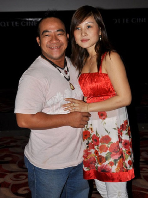 Diễn viên Hiếu Hiền và vợ