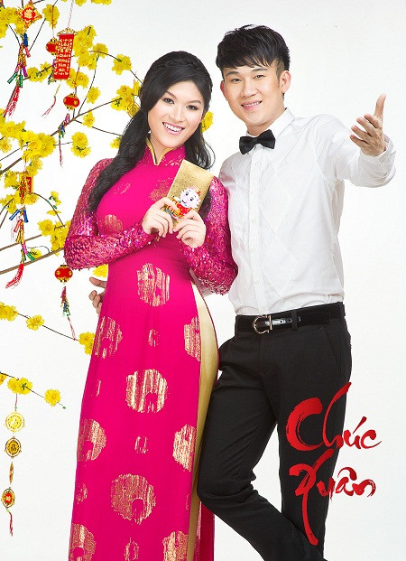 Dương Triệu Vũ và Tammy Nguyễn khá dễ thương trong album Xuân