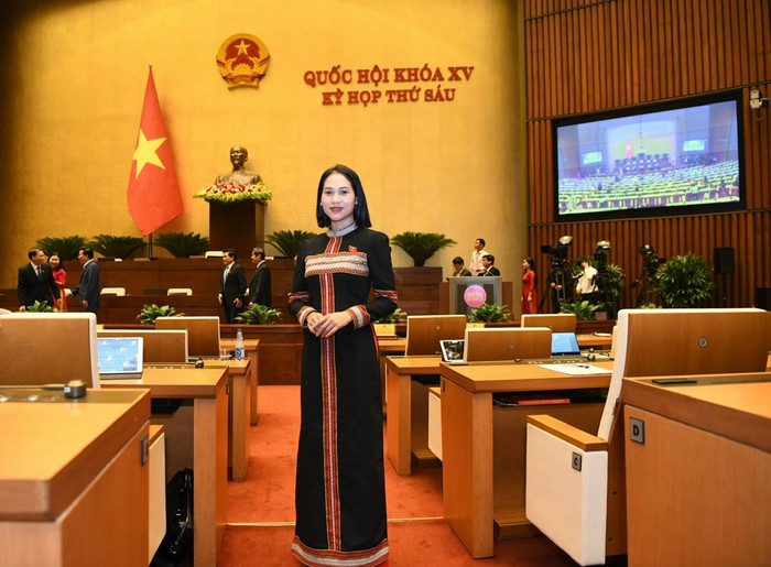 Đại biểu Quốc hội Nàng Xô Vi (đoàn Kom Tum). Ảnh: NVCC 00b82bb6fdd0538e0ac1.jpg