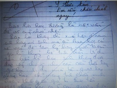 Bài văn lạ gây xôn xao cư dân mạng. Bài văn lạ gây xôn xao cư dân mạng.