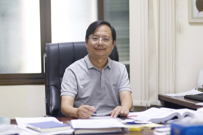 Giáo sư, Tiến sĩ khoa học Vũ Hoàng Linh – Hiệu trưởng Trường Đại học Khoa học Tự nhiên, Đại học Quốc gia Hà Nội. Ảnh: Mộc Trà Ảnh 2.JPG