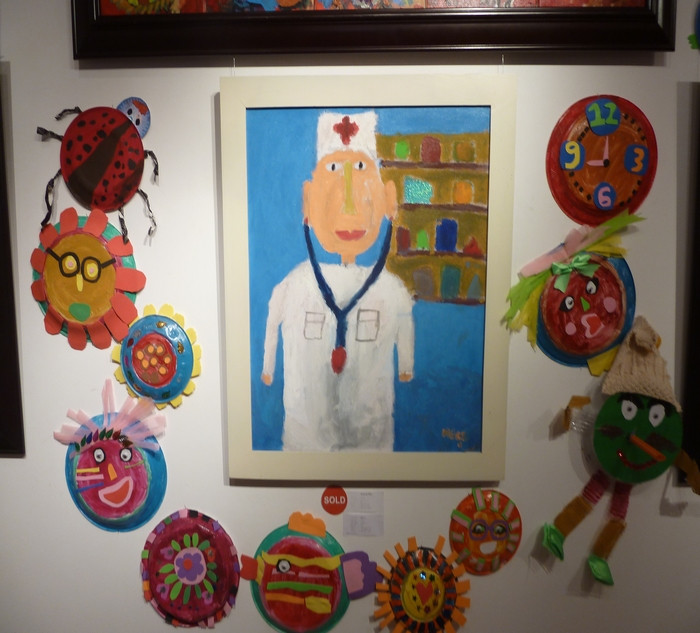 Bức vẽ "Bác sỹ". Bức vẽ "Bác sỹ".