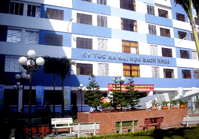 Ký túc xá Đại học Bách khoa TPHCM có diện tích 38.000m² phục vụ hàng ngàn sinh viên.(ảnh minh họa). Ký túc xá Đại học Bách khoa TPHCM có diện tích 38.000m² phục vụ hàng ngàn sinh viên.(ảnh minh họa).