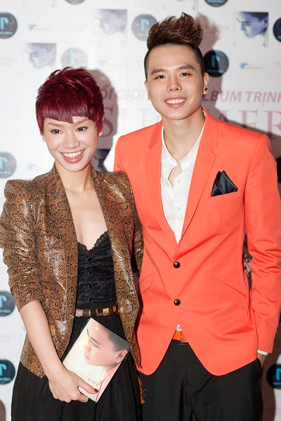Trà My Idol chia vui với Trịnh Thăng Bình