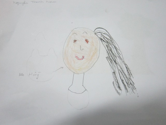 "Ngôi nhà hạnh phúc" của họa sĩ nhí Lớp học Hy vọng ảnh 4