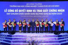 Năm 2025, Trường Đại học Công nghiệp TP.HCM có thêm 1 giáo sư và 11 phó giáo sư