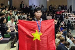 Em Nguyễn Thế Quân đã xuất sắc giành Huy chương Vàng cuộc thi Olympic Vật lý Quốc tế (IPhO) năm 2025. Ảnh: NVCC