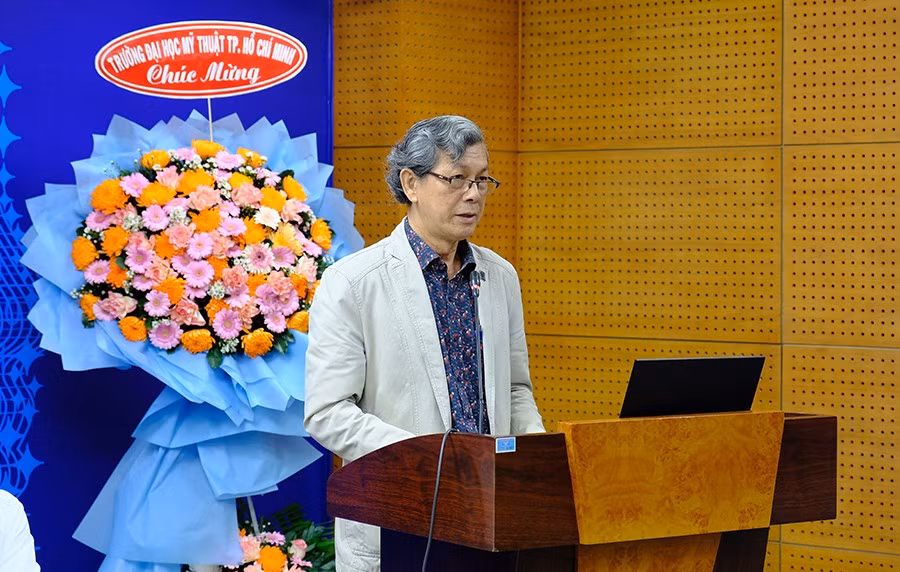 Phó Giáo sư, Tiến sĩ Nguyễn Văn Minh - Hiệu trưởng Trường Đại học Mỹ thuật Thành phố Hồ Chí Minh. Ảnh: website nhà trường