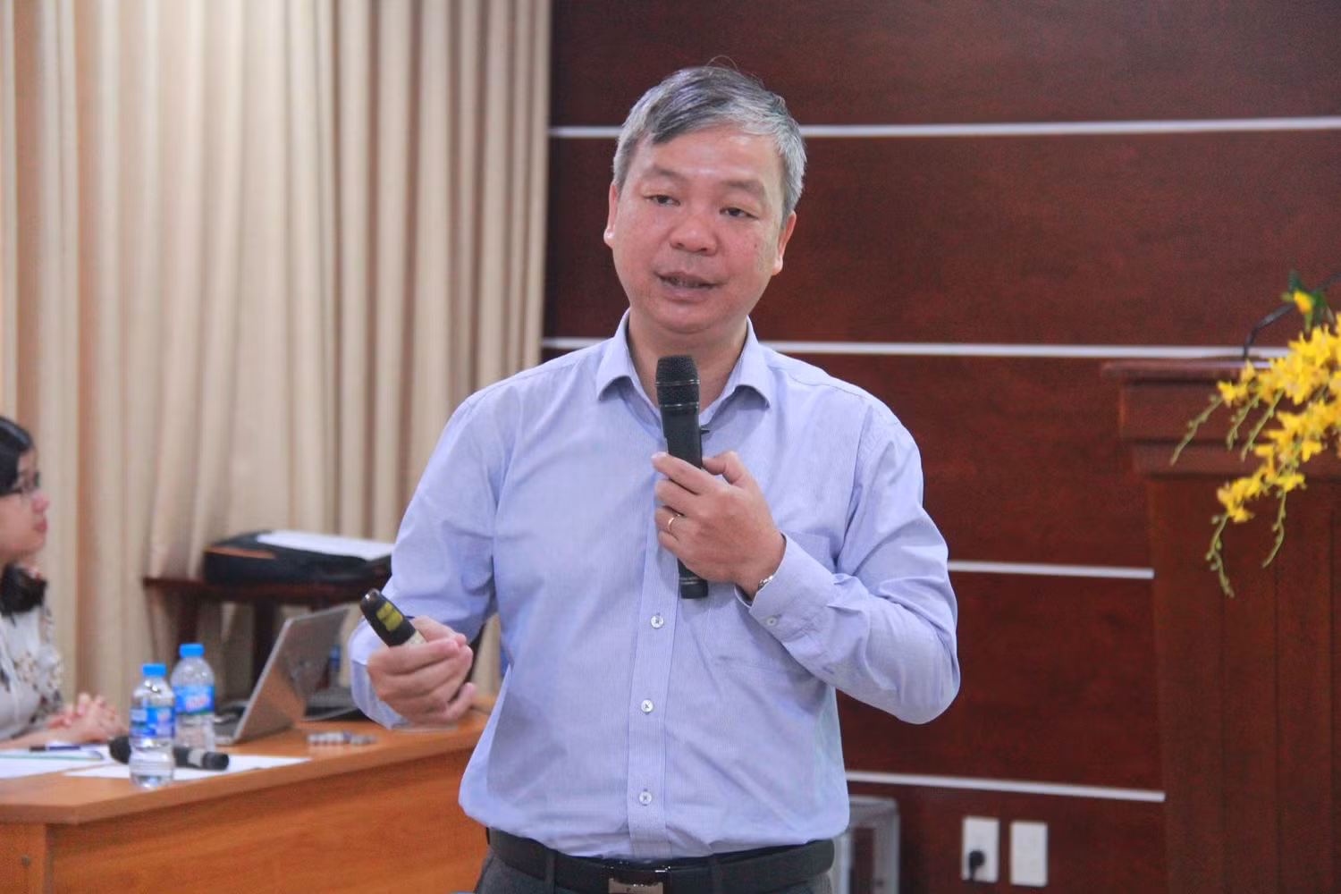 Tiến sĩ Nguyễn Quốc Chính, Giám đốc Trung tâm Khảo thí và Đánh giá chất lượng đào tạo, Đại học Quốc gia Thành phố Hồ Chí Minh. Ảnh: ĐHQG-HCM