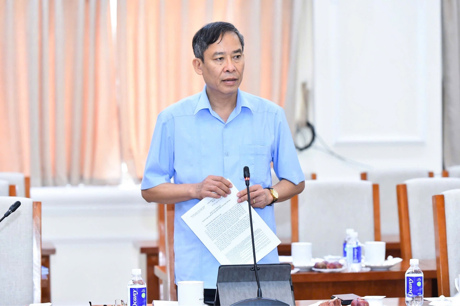 Tiến sĩ Vũ Minh Đức - Cục trưởng Cục Nhà giáo và Cán bộ quản lý giáo dục (Bộ Giáo dục và Đào tạo). Ảnh: MOET