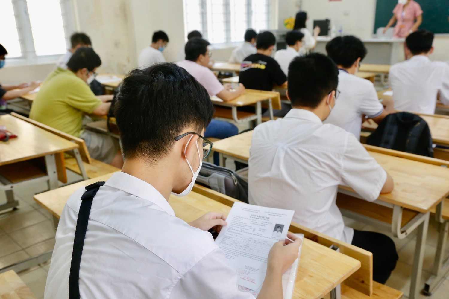 Thí sinh tham dự kỳ thi tốt nghiệp trung học phổ thông. Ảnh minh họa: DN