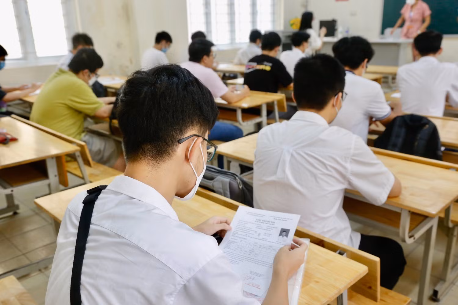 Thí sinh tham dự kỳ thi tốt nghiệp trung học phổ thông. Ảnh minh họa: DN