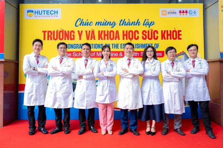 Ngày 02/6/2026, Trường Đại học Công nghệ Thành phố Hồ Chí Minh (HUTECH) công bố quyết định thành lập Trường Y và Khoa học Sức khỏe trực thuộc. Ảnh: HUTECH