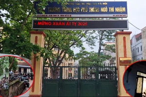 Học sinh THPT Ngô Thì Nhậm kể học thêm GV trên lớp ở nơi ghi biển Tri Thức Việt