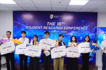 Nhiều đề tài có tính liên ngành, ứng dụng cao tại Hội nghị NCKH sinh viên lần thứ 18 Trường Quốc tế