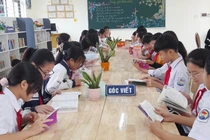 Học sinh Trường Trung học cơ sở Đặng Tấn Tài. Ảnh: Website nhà trường.