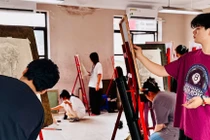 Sinh viên Trường Đại học Mỹ thuật Công nghiệp. Ảnh: Website Nhà trường.
