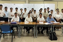 Buổi bảo vệ đồ án tốt nghiệp của sinh viên khoa Kỹ thuật Hạ tầng đô thị, Trường Đại học Kiến trúc Thành phố Hồ Chí Minh. Ảnh: NTCC.