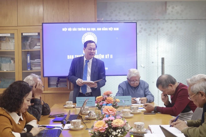 Hiệp hội Các trường đại học, cao đẳng Việt Nam tổ chức hội nghị Ban Thường vụ nhiệm kỳ II