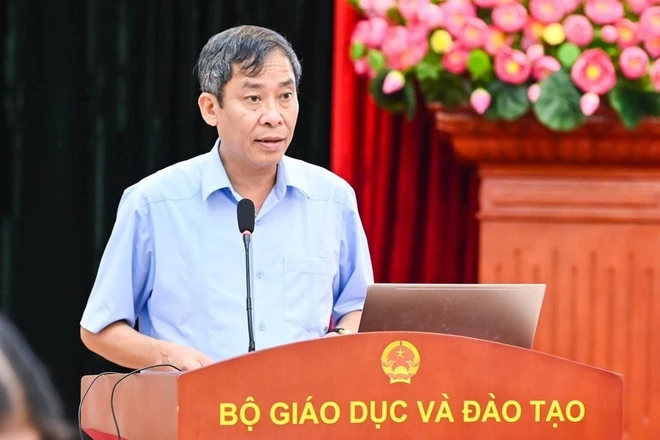 Tiến sĩ Vũ Minh Đức - Cục trưởng Cục Nhà giáo và Cán bộ quản lý giáo dục (Bộ Giáo dục và Đào tạo).