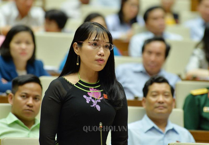 Đại biểu Châu Quỳnh Dao. Ảnh: Quochoi.vn